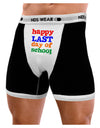 Happy Last Day of School Mens Boxer Brief Underwear-Boxer Briefs-NDS Wear-Black-with-White-Small-NDS WEAR