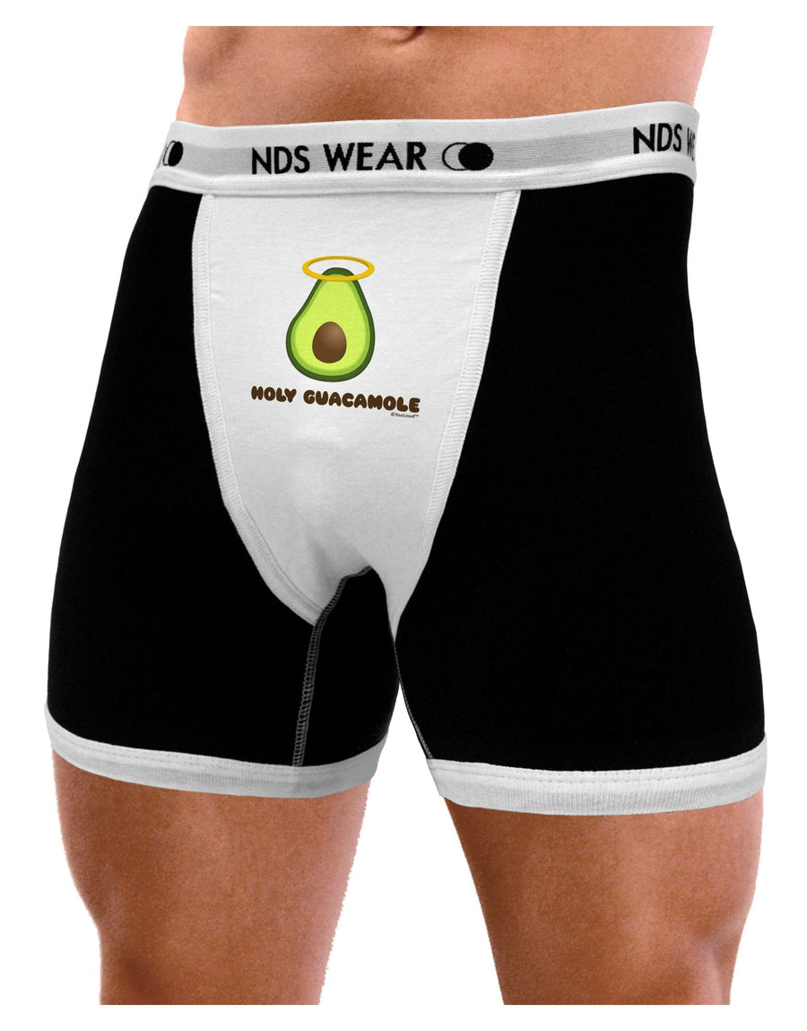 Holy Guacamole Design Mens Boxer Brief Underwear by TooLoud-Boxer Briefs-NDS Wear-Black-with-White-Small-NDS WEAR