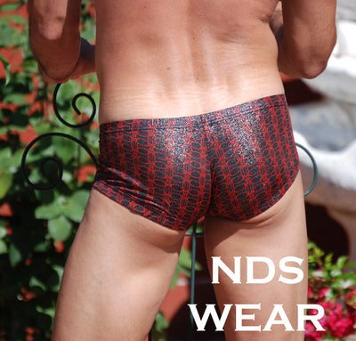 Hot Shorts Shimmer Red Night-NDS Wear-Nds Wear-NDS WEAR