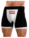 Hugs Are My Drugs Mens Boxer Brief Underwear-Boxer Briefs-NDS Wear-Black-with-White-Small-NDS WEAR