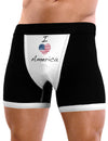 I Heart America Scribble Mens Boxer Brief Underwear-Boxer Briefs-NDS Wear-Black-with-White-Small-NDS WEAR