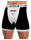I Heart My - Cute Bulldog - White Mens Boxer Brief Underwear by TooLoud-Boxer Briefs-TooLoud-Black-with-White-Small-NDS WEAR