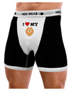 I Heart My - Cute Pomeranian Dog Mens Boxer Brief Underwear by TooLoud-Boxer Briefs-TooLoud-Black-with-White-Small-NDS WEAR