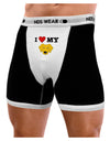 I Heart My - Cute Yellow Labrador Retriever Dog Mens Boxer Brief Underwear by TooLoud-Boxer Briefs-TooLoud-Black-with-White-Small-NDS WEAR