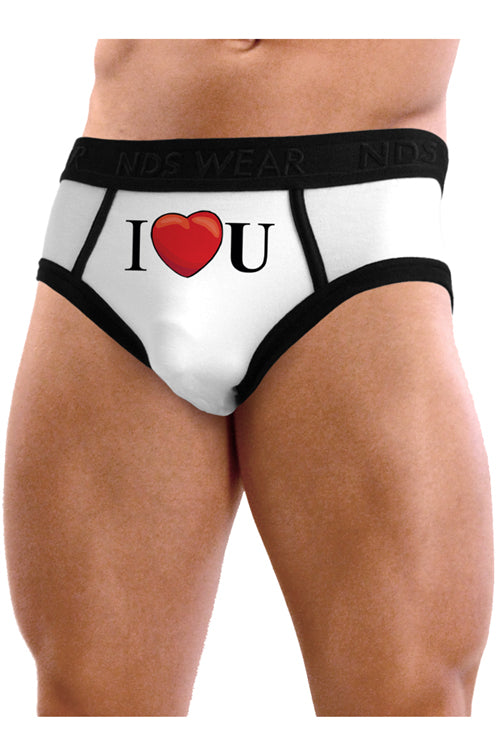 I Heart U - MensBrief Underwear-Mens Brief-NDS Wear-Small-NDS WEAR