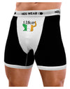 I Like Irish Cat Silhouette Mens Boxer Brief Underwear by TooLoud-Boxer Briefs-NDS Wear-Black-with-White-Small-NDS WEAR