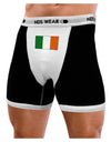 Irish Flag - Flag of Ireland Mens Boxer Brief Underwear-Boxer Briefs-NDS Wear-Black-with-White-Small-NDS WEAR