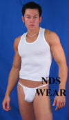 Jacquard Men's Tank Top-NDS Wear-nds wear-Small-Black-NDS WEAR
