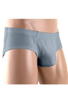 James Ribbed Brief for men-Mens Brief-Lobbo-Small-Gray-NDS WEAR