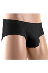 James Ribbed Brief for men-Mens Brief-Lobbo-Small-Black-NDS WEAR