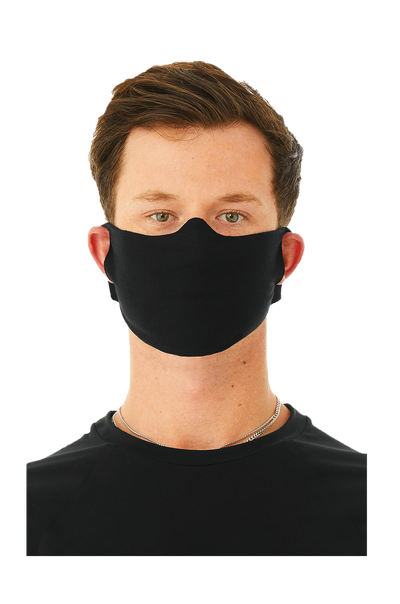 Jersey Disposable Face Cover Fabric Facecover USA - LIGHTWEIGHT - Closeout-face mask-NDS Wear-Black-Single-NDS WEAR