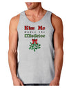 Kiss Me Under the Mistletoe Christmas Loose Tank Top-Loose Tank Top-TooLoud-AshGray-Small-NDS WEAR