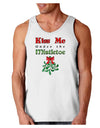 Kiss Me Under the Mistletoe Christmas Loose Tank Top-Loose Tank Top-TooLoud-White-Small-NDS WEAR