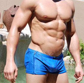 Limited Stock: Men's Side Zip Swimsuit - Exclusive Offer-NDS Wear-NDS WEAR-Small-Blue-NDS WEAR