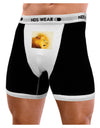 Lion Watercolor 3 Mens Boxer Brief Underwear-Boxer Briefs-NDS Wear-Black-with-White-Small-NDS WEAR