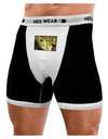 Menacing Turtle Mens Boxer Brief Underwear-Boxer Briefs-NDS Wear-Black-with-White-Small-NDS WEAR