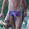 Men's Elephant Thong Underwear - By NDS Wear-Mens Thong-NDS WEAR-Small-Medium-Black-NDS WEAR