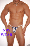 Men's Ink Blot Posing Strap - By NDS Wear-NDS Wear-nds wear-Small-Medium-NDS WEAR