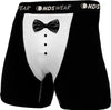 Mens Sexy Tuxedo Boxer Brief Underwear-Boxer Briefs-NDS Wear-Black with White-Small-NDS WEAR
