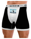 Mexico - Whale Watching Cut-out Mens Boxer Brief Underwear-Boxer Briefs-NDS Wear-Black-with-White-Small-NDS WEAR