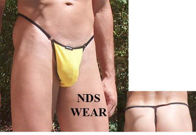 Microdot Men's G-String - A Sophisticated and Comfortable Undergarment for Discerning Gentlemen - By NDS Wear-Mens Thong-NDS WEAR-NDS WEAR