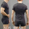 Microfiber Black T-shirt-NDS Wear-NDS WEAR-NDS WEAR