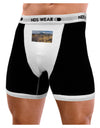 Mountain Forest Park Mens Boxer Brief Underwear-Boxer Briefs-NDS Wear-Black-with-White-Small-NDS WEAR