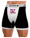 Move It Or Get Trampled Mens Boxer Brief Underwear-Boxer Briefs-NDS Wear-Black-with-White-Small-NDS WEAR