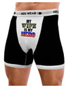 My Wife is My Hero - Armed Forces Mens Boxer Brief Underwear by TooLoud-Boxer Briefs-NDS Wear-Black-with-White-Small-NDS WEAR