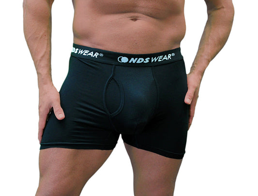 NDS Wear Men’s Bamboo Boxer Briefs – Soft Breathable Underwear 2-Pack (Blue/Black)-Boxer Brief-NDS Wear-NDS WEAR