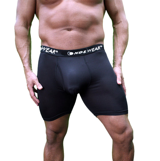 NDS Wear Men’s Sport Mesh Boxer Briefs – Breathable Fly Front Underwear 2-Pack-Boxer Briefs-NDS Wear-NDS WEAR
