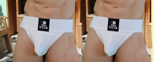 NDS Wear Jockstrap 2 PACK, Multi-pack Men's Pleasure Jock-Jockstrap-NDS Wear-Small-White-NDS WEAR