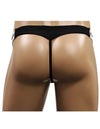 NDS Wear Men's Stretch Cotton Brazilian Thong in Black - Exclusive Closeout Offer - By NDS Wear-Mens G-String-NDS Wear-NDS WEAR