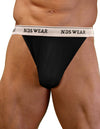 NDS Wear Men's Stretch Cotton Brazilian Thong in Black - Exclusive Closeout Offer - By NDS Wear-Mens G-String-NDS Wear-Small-NDS WEAR