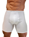 NDS Wear Mens Stretch Thermal Cotton Boxer Brief - Clearance-Mens Trunk Underwear-NDS Wear-Small-White-NDS WEAR