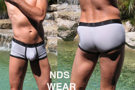 NDS Wear Silver Contrast Shorty-NDS Wear-NDS WEAR-NDS WEAR