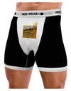 Nature Photography - Gentle Sunrise Mens Boxer Brief Underwear by NDS Wear-Boxer Briefs-NDS Wear-Black-with-White-Small-NDS WEAR