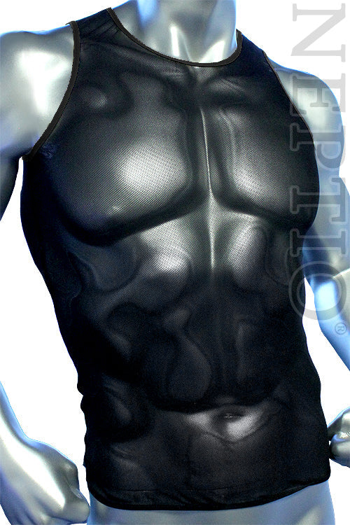 Neo Men's Mesh Tank Top by Neptio-NDS Wear-Neptio-Small-Black-NDS WEAR