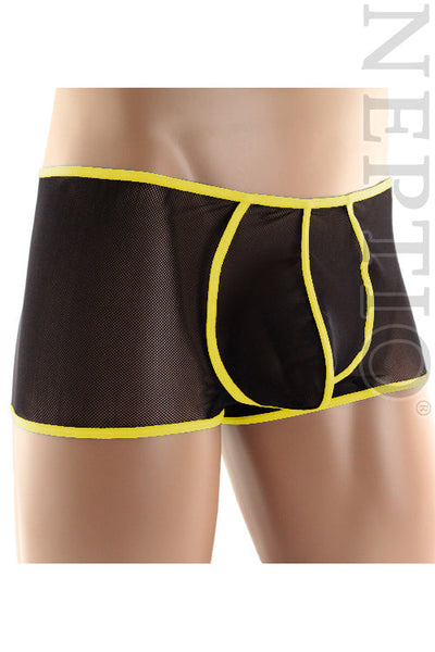 Neptio Rave Men's Mesh Trunk Underwear-NDS Wear-Neptio-Small-Yellow-NDS WEAR