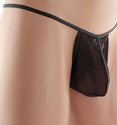 Neptio's Neo Mesh Men's G-String - By NDS Wear-NDS Wear-Neptio-Small-Black-NDS WEAR
