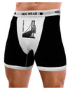 Oakland Text Bay Bridge Mens Boxer Brief Underwear-Boxer Briefs-NDS Wear-Black-with-White-Small-NDS WEAR