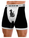 One Cat Short Of A Crazy Cat Lady Mens Boxer Brief Underwear-Boxer Briefs-NDS Wear-Black-with-White-Small-NDS WEAR