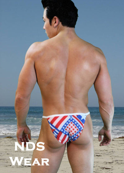 Patriotic Openside Bikini Swimsuit Collection-NDS Wear-NDS Wear-NDS WEAR