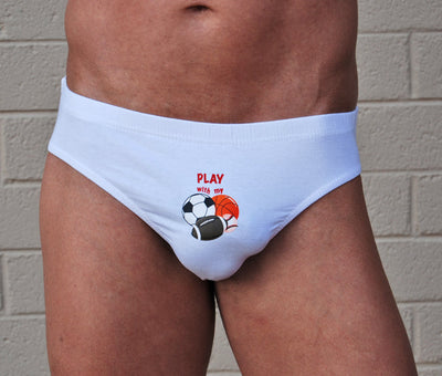 Play with My Balls Brief-Mens Brief-NDS Wear-Small-NDS WEAR