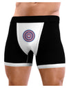 Psychedelic Peace Patriotic Mens Boxer Brief Underwear-Boxer Briefs-NDS Wear-Black-with-White-Small-NDS WEAR