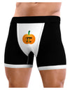 Pumpkin Pi Pumpkin Pie Thanksgiving Mens Boxer Brief Underwear-Boxer Briefs-NDS Wear-Black-with-White-Small-NDS WEAR