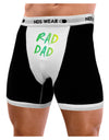 Rad Dad Design - 80s Neon Mens Boxer Brief Underwear-Boxer Briefs-NDS Wear-Black-with-White-Small-NDS WEAR