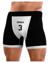 Reindeer Jersey - Donner 3 Mens Boxer Brief Underwear-Boxer Briefs-NDS Wear-Black-with-White-Small-NDS WEAR