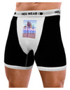 San Diego Beach Filter Mens Boxer Brief Underwear-Boxer Briefs-NDS Wear-Black-with-White-Small-NDS WEAR