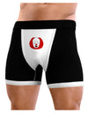 Scary Face Clown - Halloween Mens Boxer Brief Underwear-Boxer Briefs-NDS Wear-Black-with-White-Small-NDS WEAR